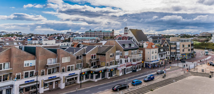 Uitzicht Prominent Inn hotel Noordwijk dorp